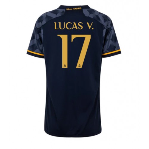 Dámy Fotbalový dres Real Madrid Lucas Vazquez #17 2023-24 Venkovní Krátký Rukáv
